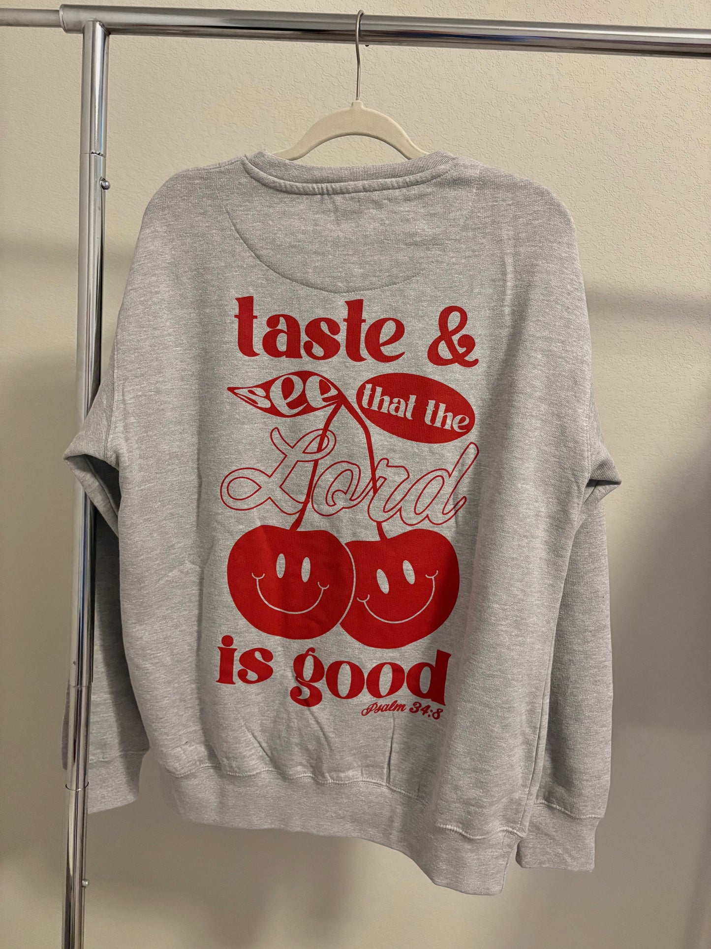 Cherry 'Taste and See' Sweatshirt