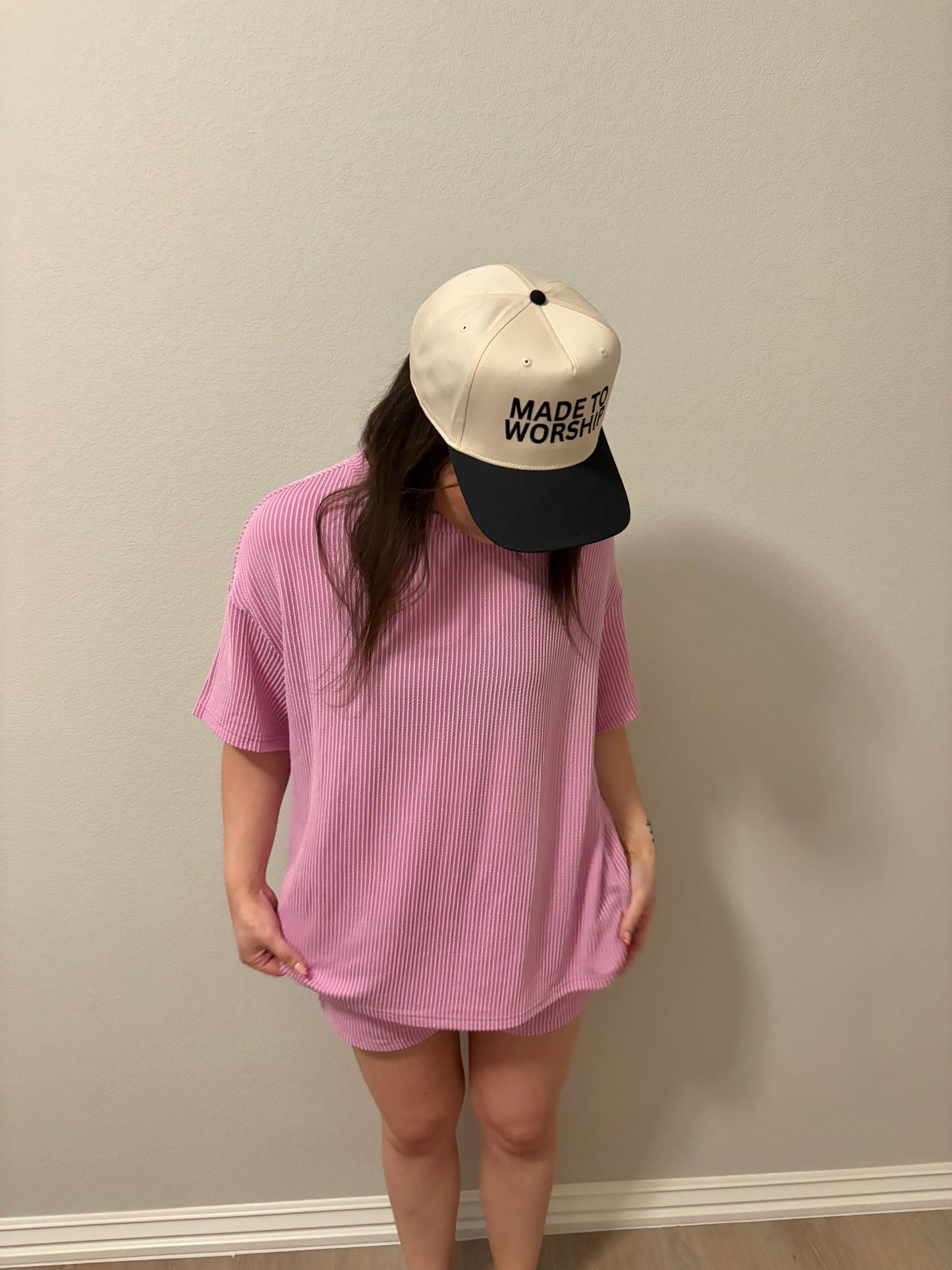 Blush Knit Loose Fit Set