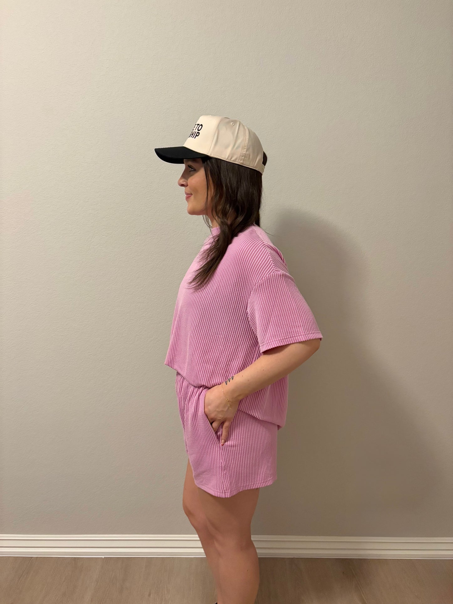 Blush Knit Loose Fit Set
