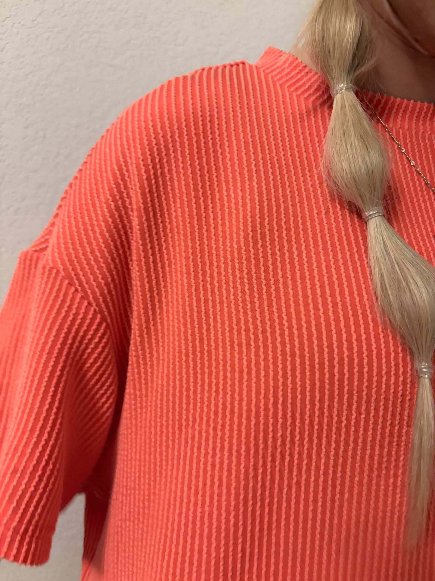 Peachy Knit Loose Fit Set