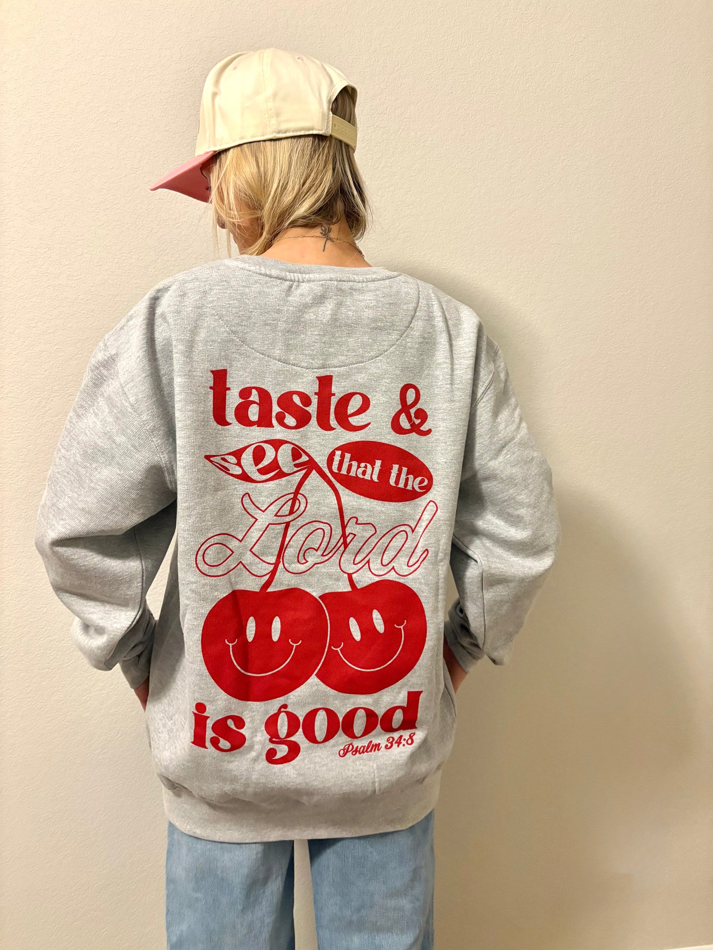 Cherry 'Taste and See' Sweatshirt