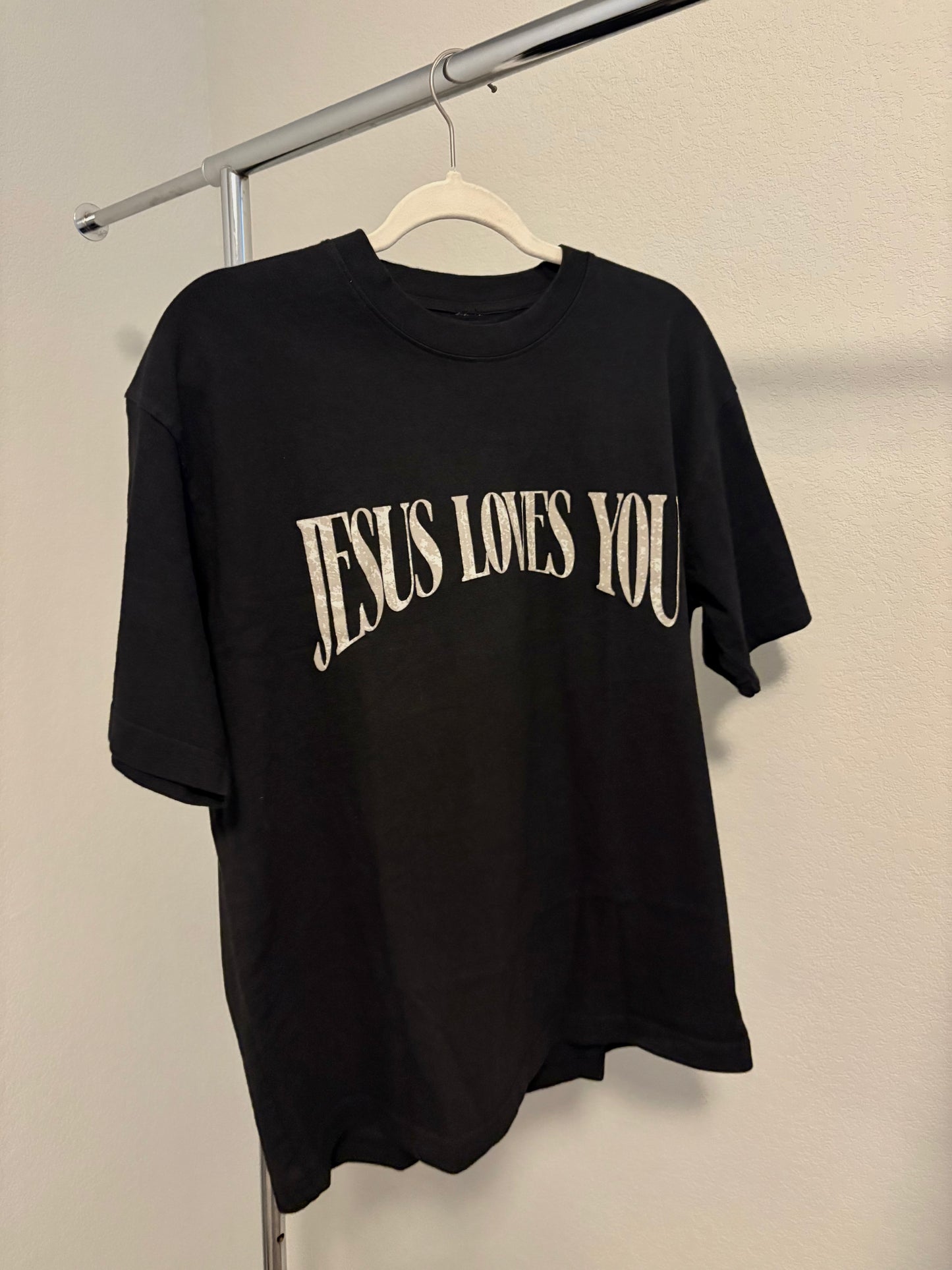 'Jesus Loves You' Heavyweight Boxy T-Shirt