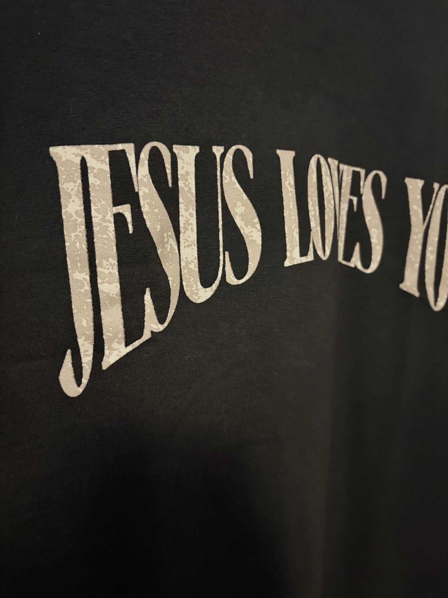 'Jesus Loves You' Heavyweight Boxy T-Shirt