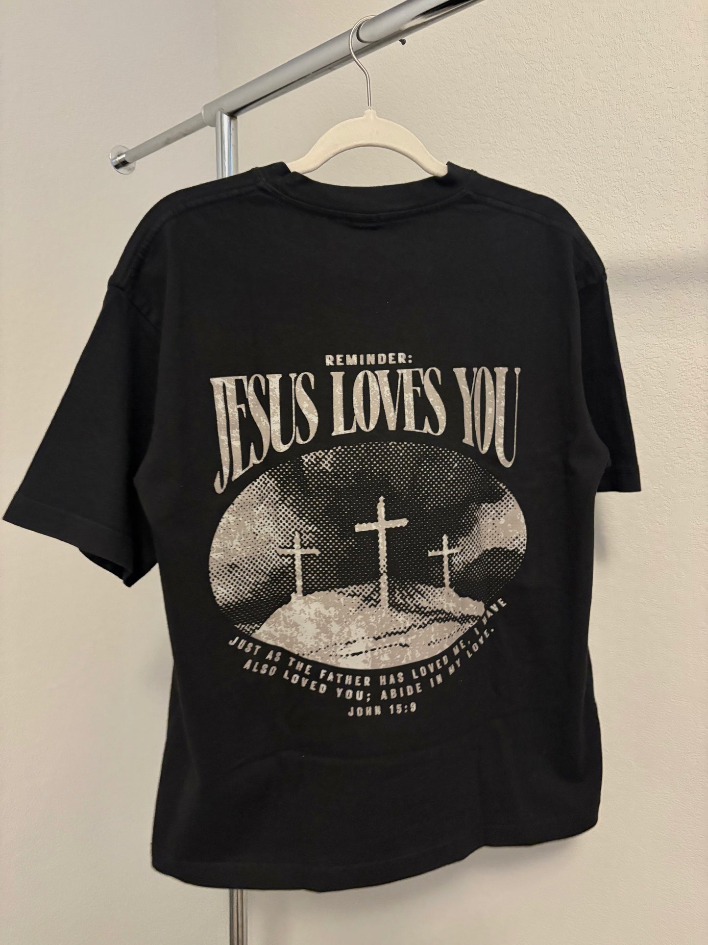 'Jesus Loves You' Heavyweight Boxy T-Shirt