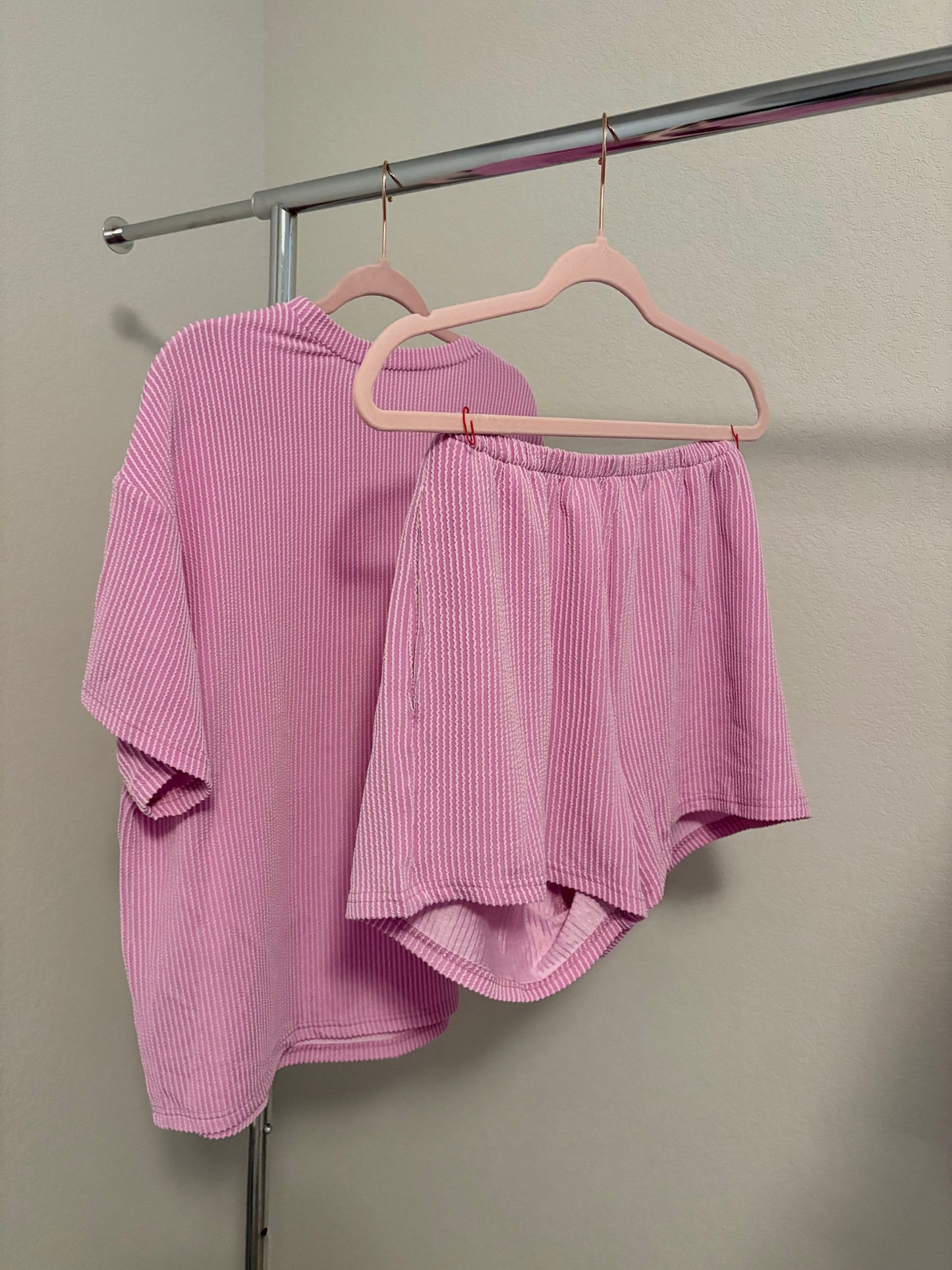 Blush Knit Loose Fit Set