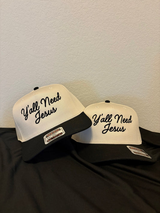 Y'all Need Jesus Embroidered Hat