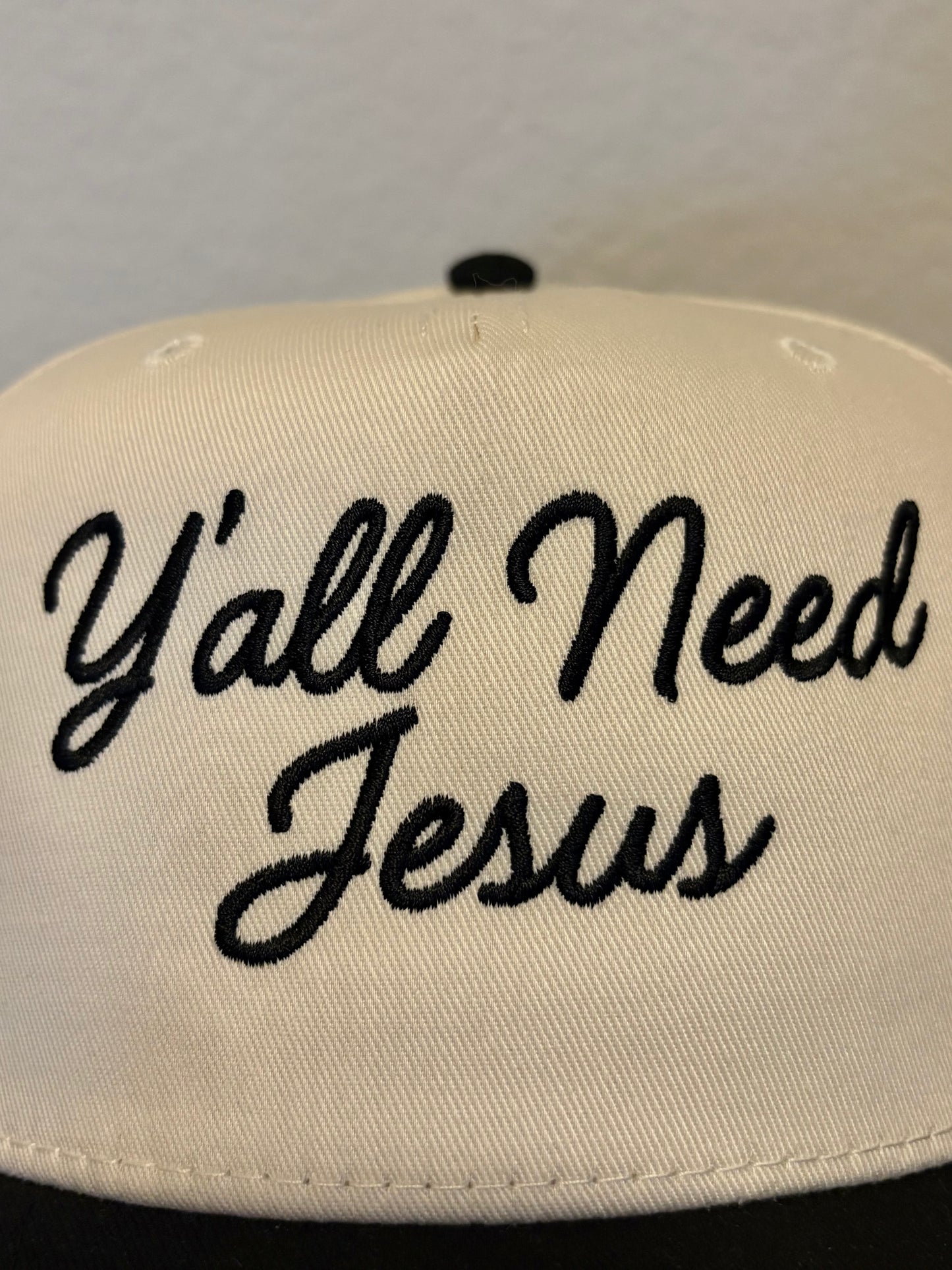 Y'all Need Jesus Embroidered Hat