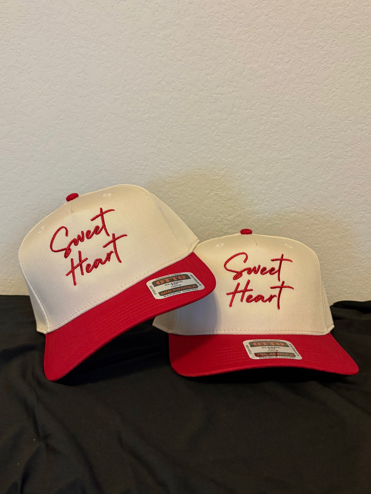 'Sweet Heart' Embroidered Hat
