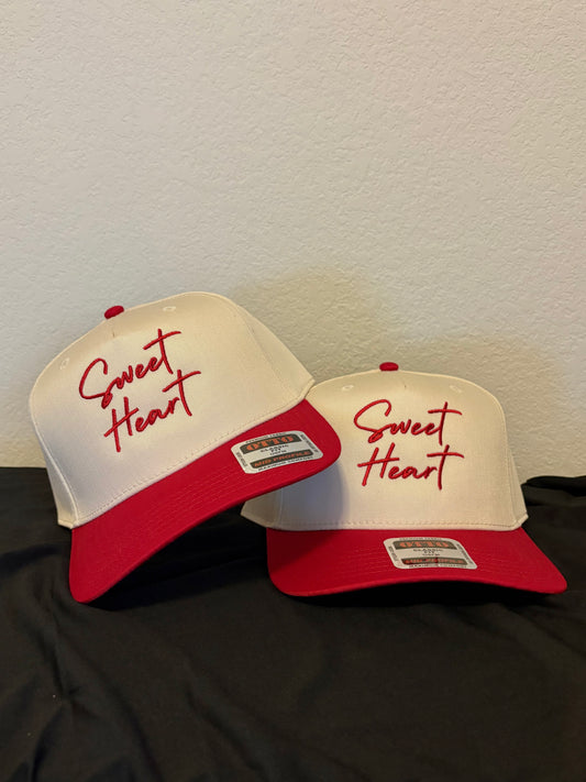 'Sweet Heart' Embroidered Hat