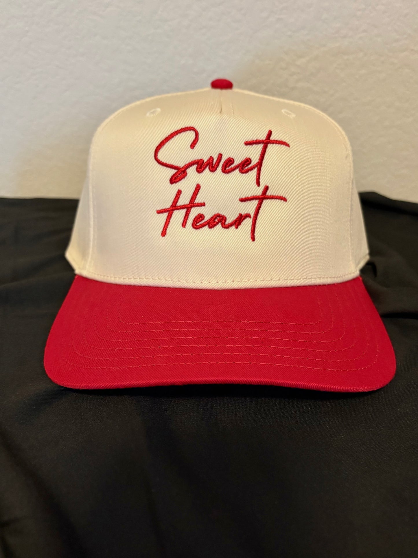 'Sweet Heart' Embroidered Hat