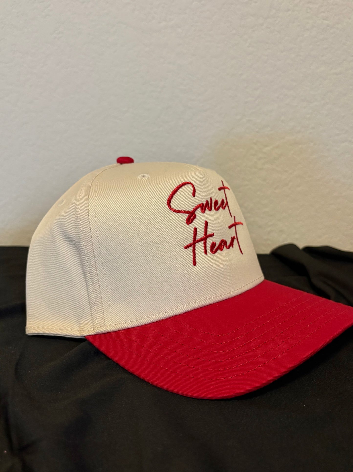 'Sweet Heart' Embroidered Hat