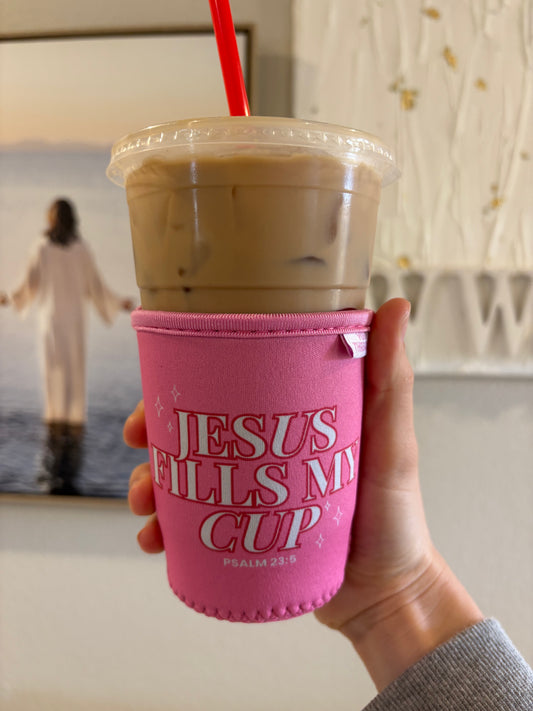 'Jesus Fills My Cup' Drink Sleeve