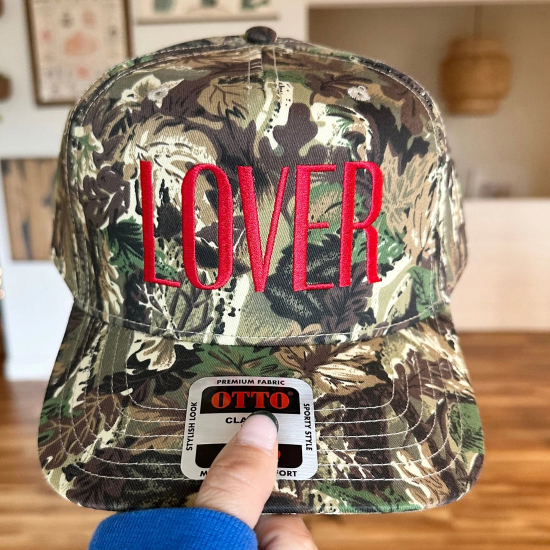 'Lover' Camo Hat